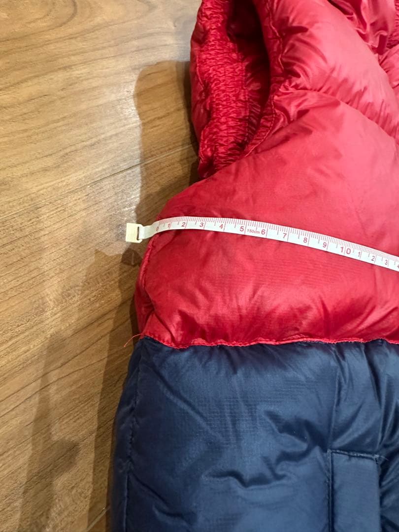 THE NORTH FACE ダウンベスト 95 赤/青