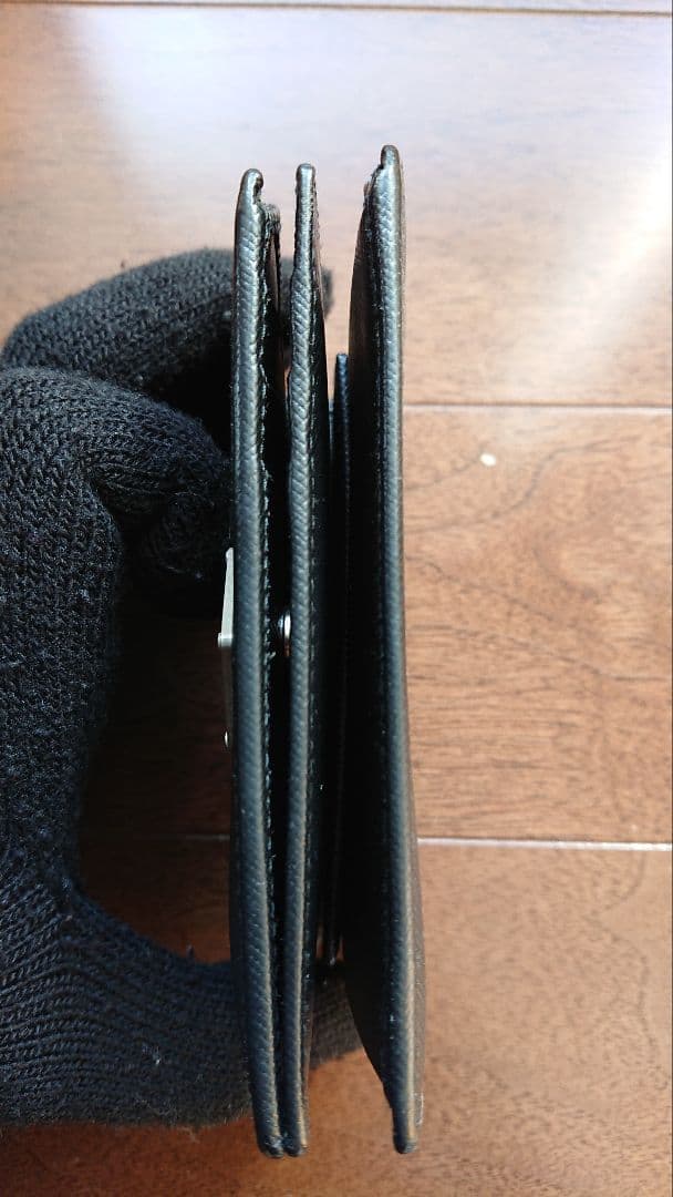PRADA 　革財布　ナイロンキーケース　ブラック