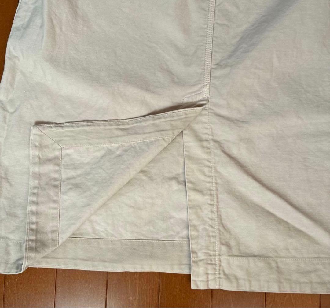45R おこめサテンペインタースカート　サイズ2 薄アイボリー