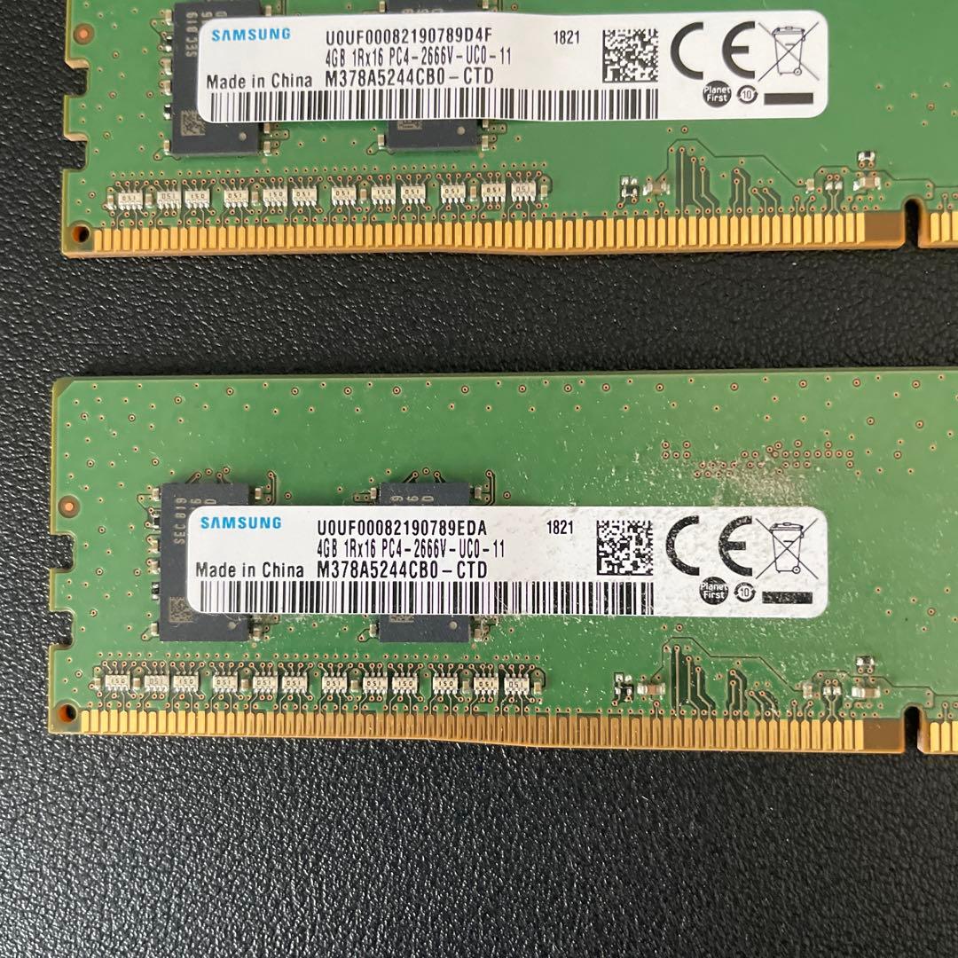 【24GB】Samsung 4GB×6枚 DDR4 2666MHz メモリ