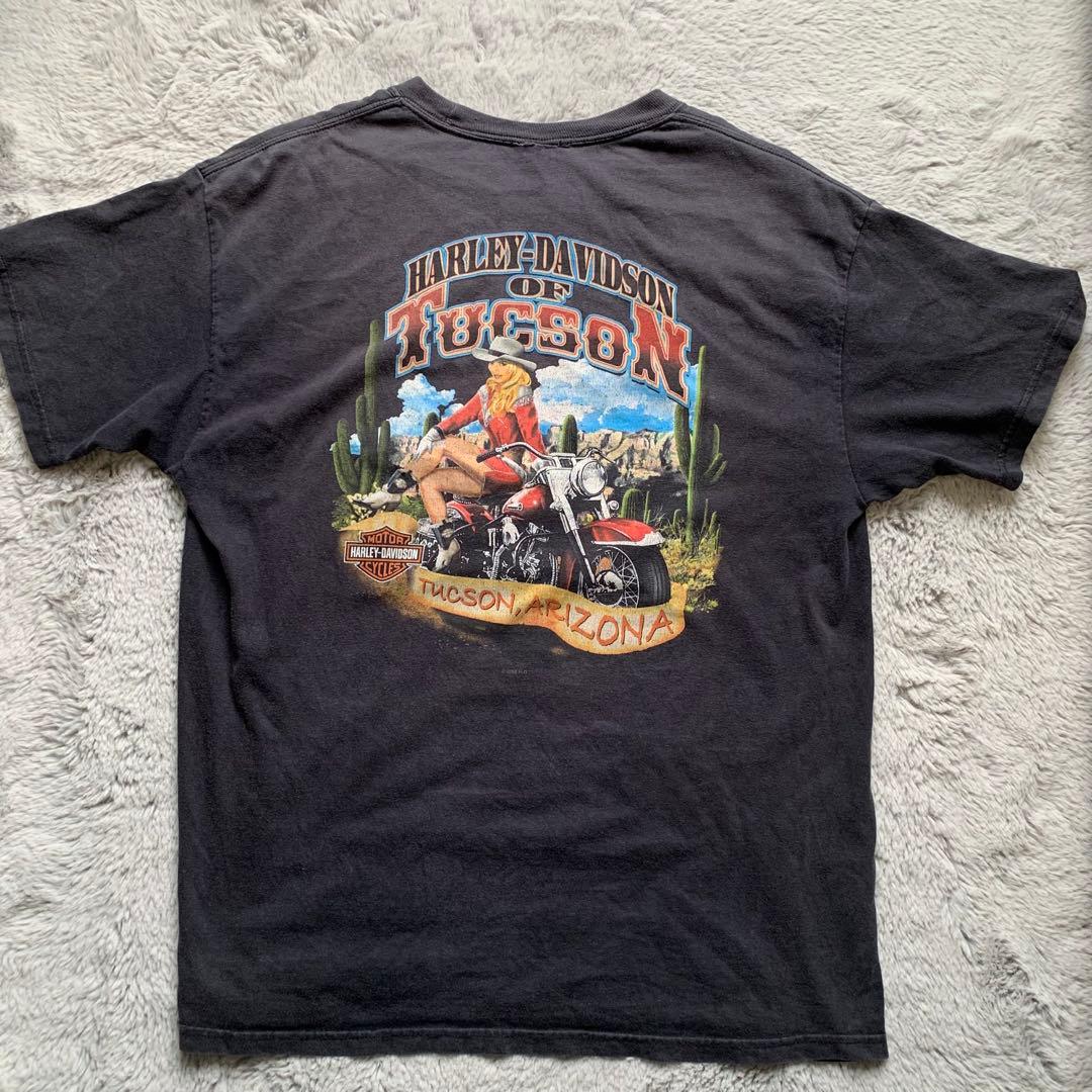 HARLEY-DAVIDSON スカル ピストン Tシャツ