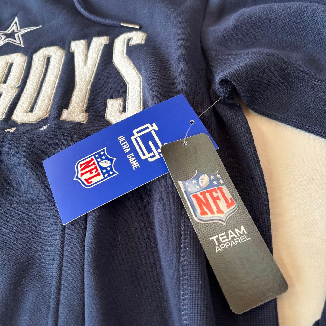 A160 NFL 公式アパレルCOWBOYSカウボーイズ アメフト パーカー　M