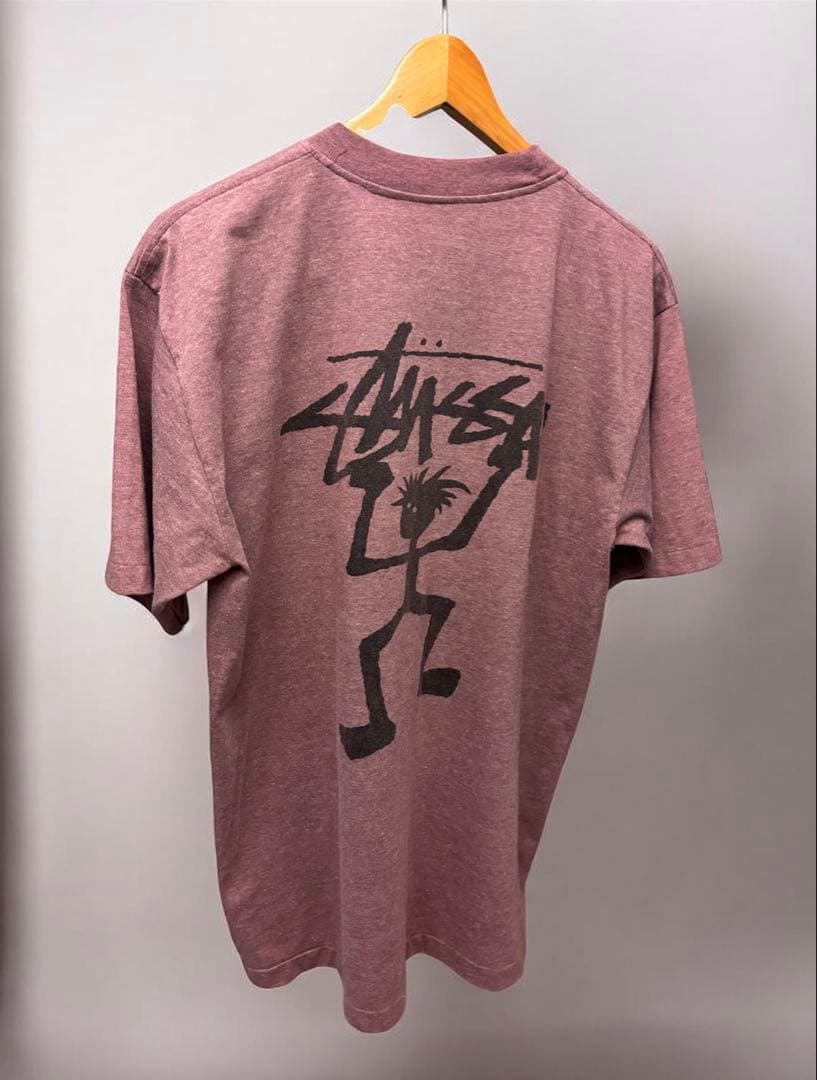 80s USA製 OLD STUSSY 黒タグ　シャドーマン　ウォーリアーマン