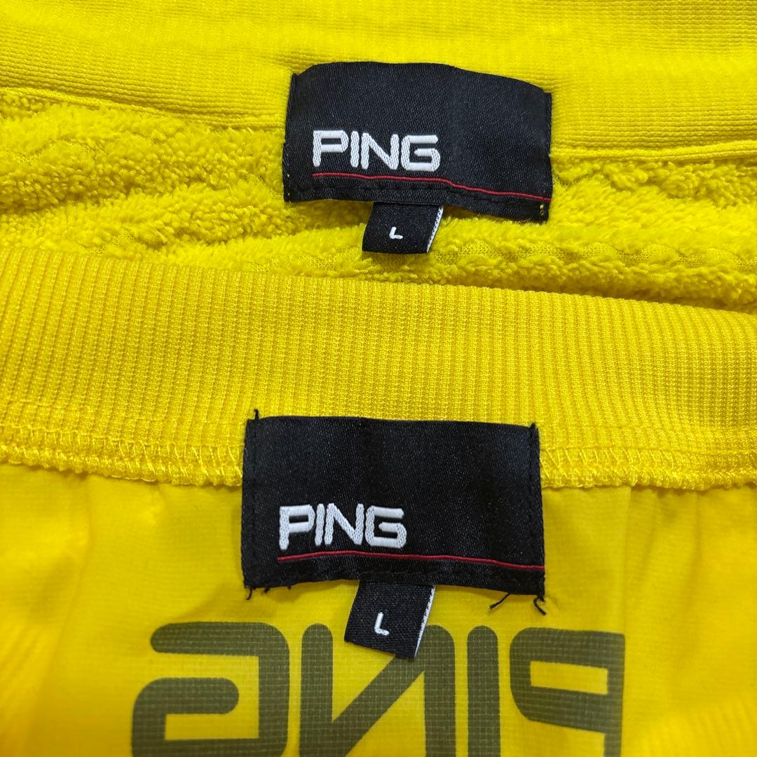 新品同様　PING ピンアパレル　ゴルフ　3WAY ツインレイヤード アウター