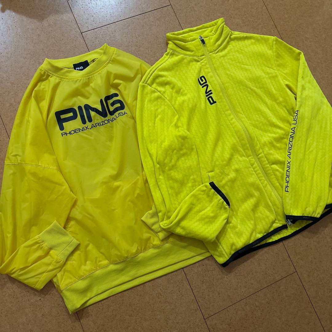 新品同様　PING ピンアパレル　ゴルフ　3WAY ツインレイヤード アウター