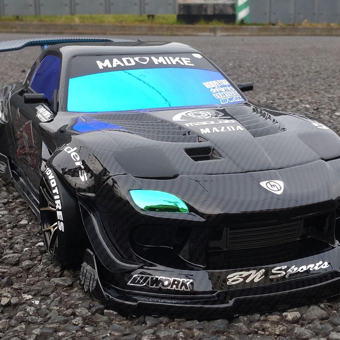 新作 RX7 FD3S カーボン ラジドリ ボディ パンドラRC マッド・マイク