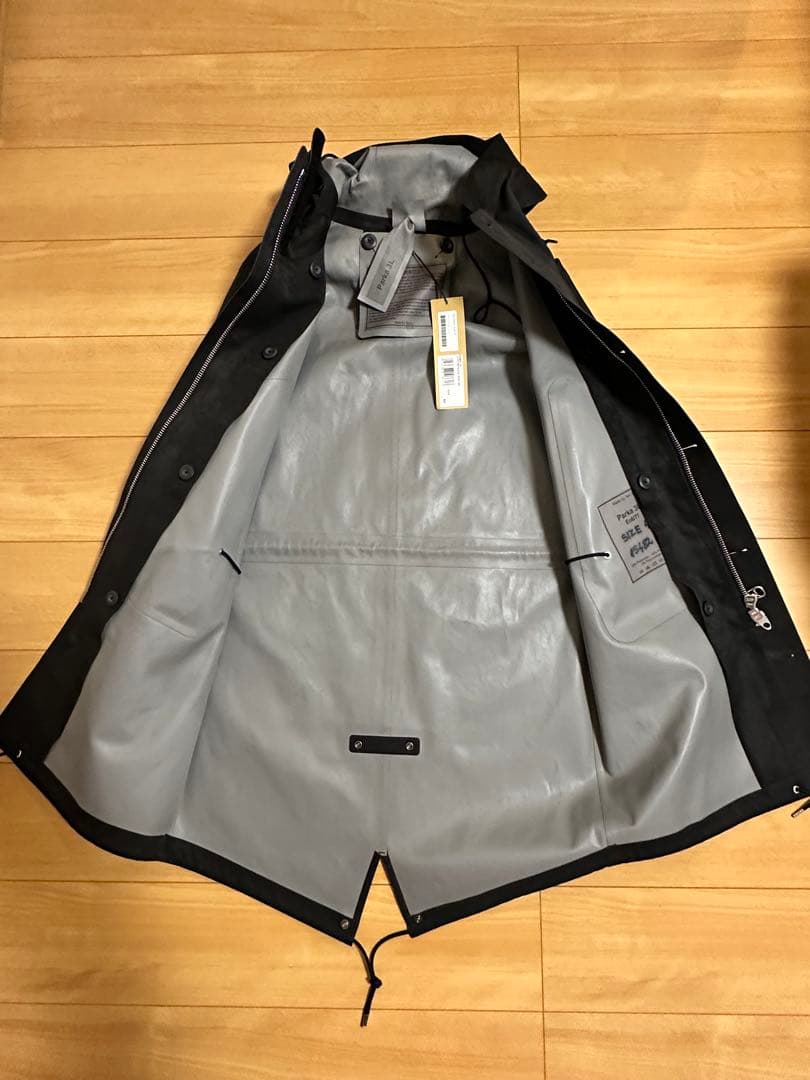 TEN C PARKA 3L フーデットコート48 BLACK