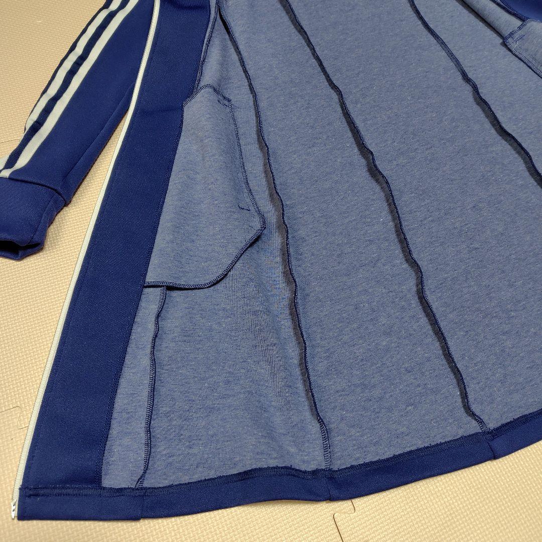 adidas アディダス　ジャージ ワンピース トラックジャケット　ネイビー