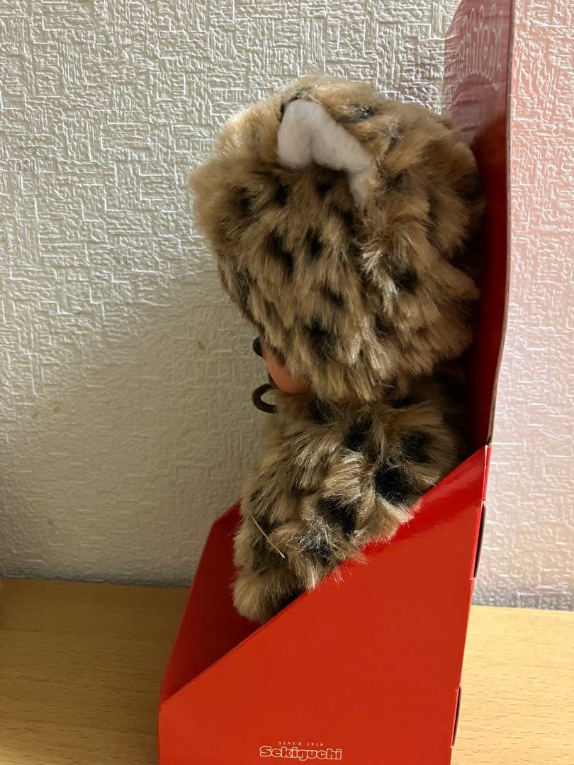 海外限定モンチッチ レオパレード leopard ヒョウ柄　EU限定　ぬいぐるみ