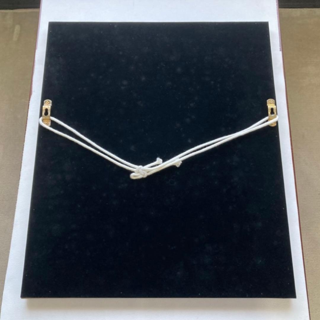 陶板 鶴 鳥 太陽 月 額 壁掛け 絵 和風 工芸品 モダン アート レトロ