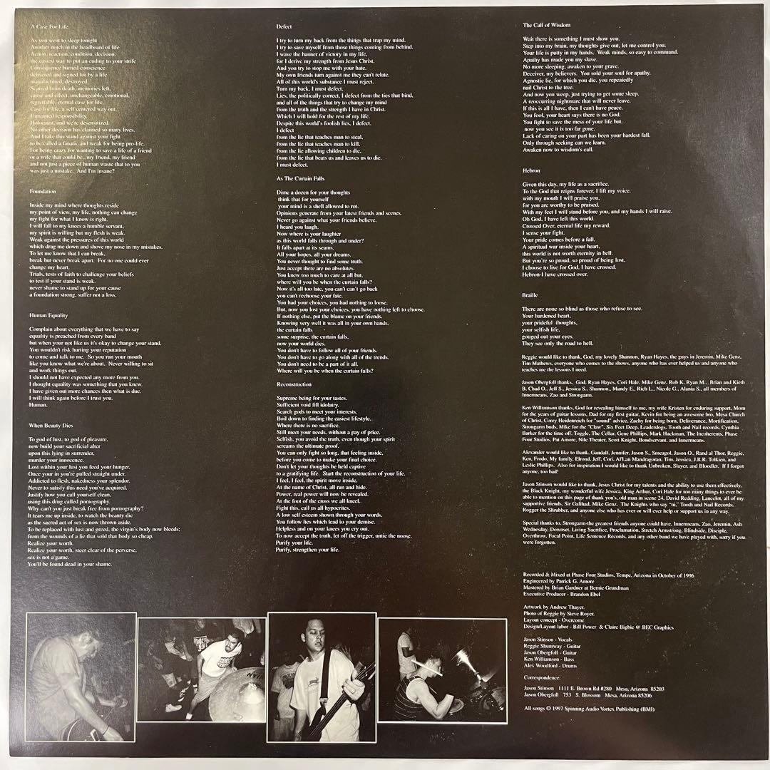 無傷美盤　シュリンク付　Overcome レコード　オリジナル盤　赤盤