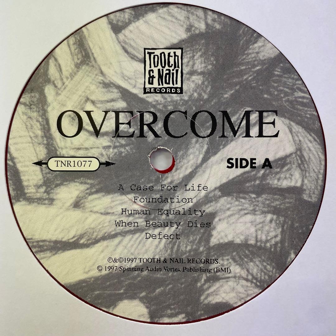 無傷美盤　シュリンク付　Overcome レコード　オリジナル盤　赤盤