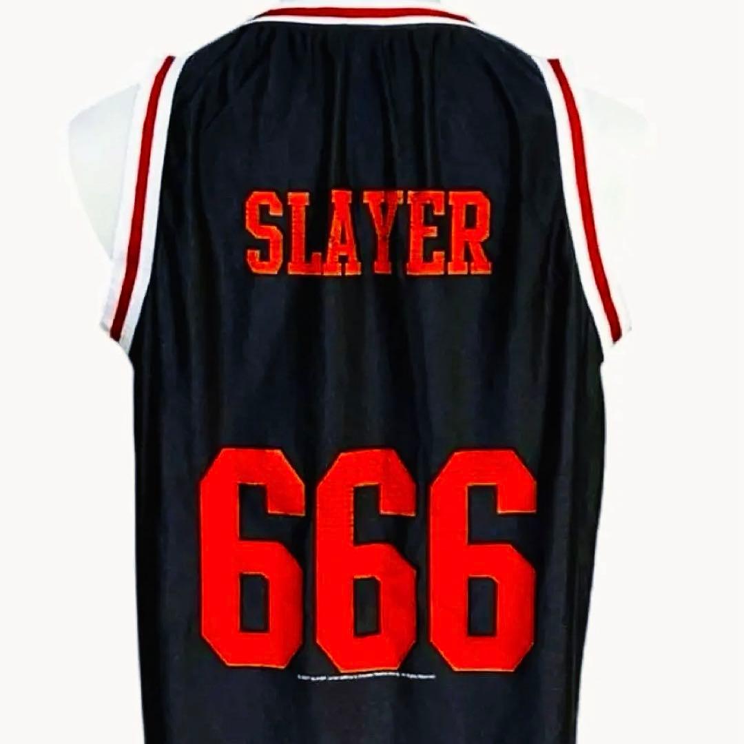 USA製古着◎SLAYER ゲームシャツ XL 丈81 ユニセックス