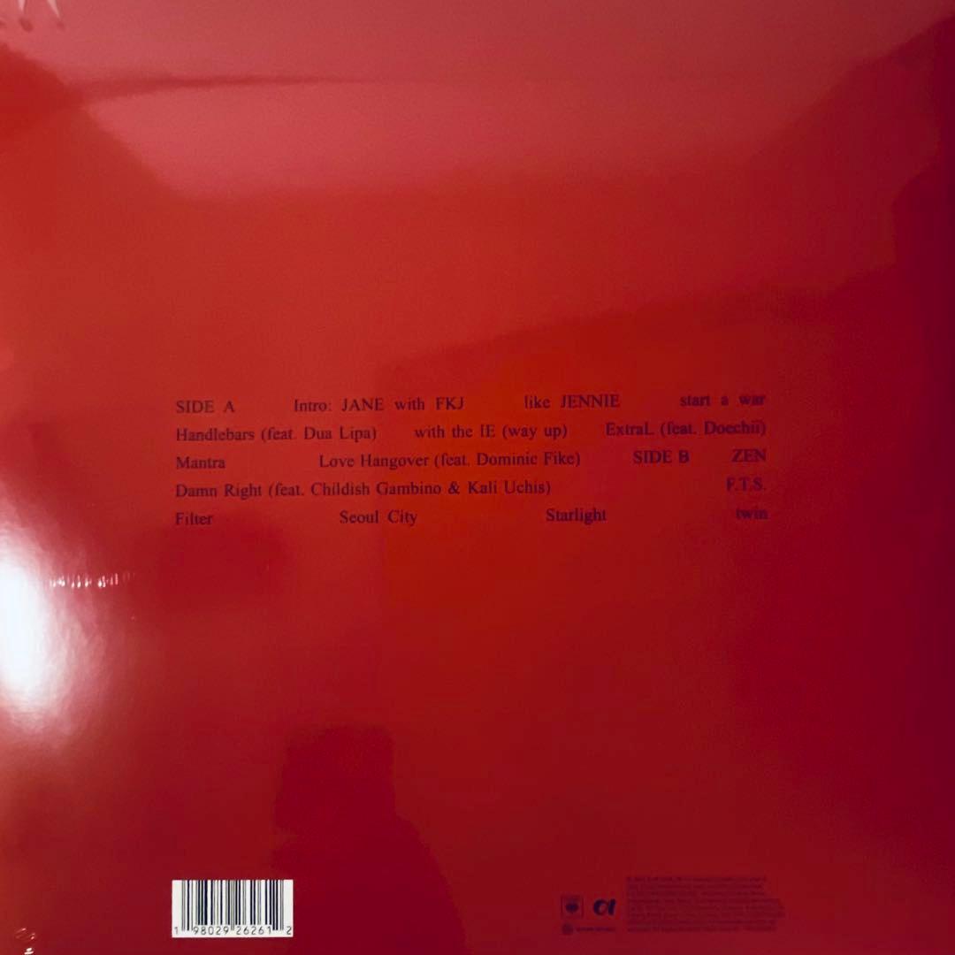 Jennie Ruby レコード BLACKPINK LP