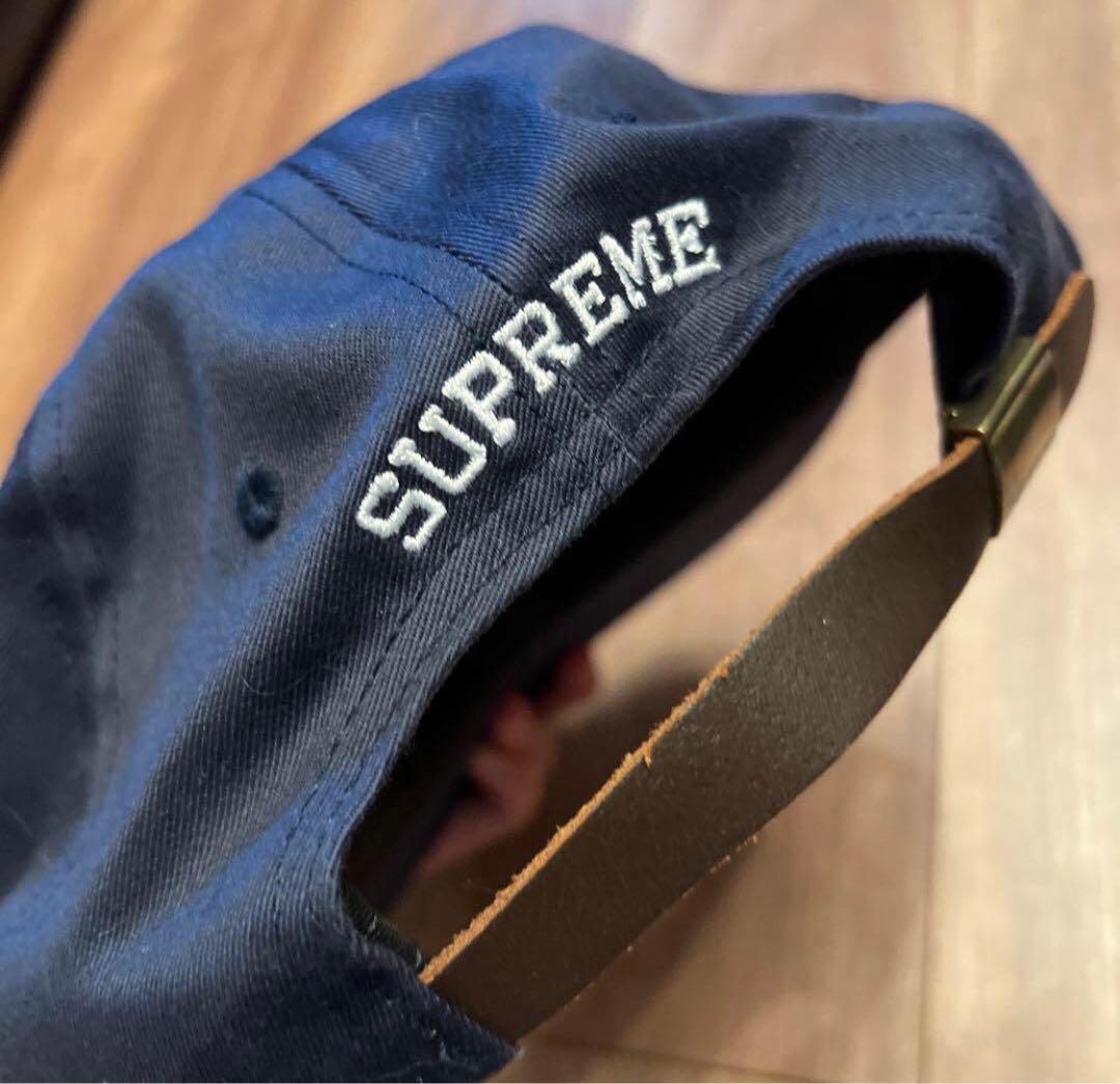 SUPREME ネイビーキャップ Sロゴ