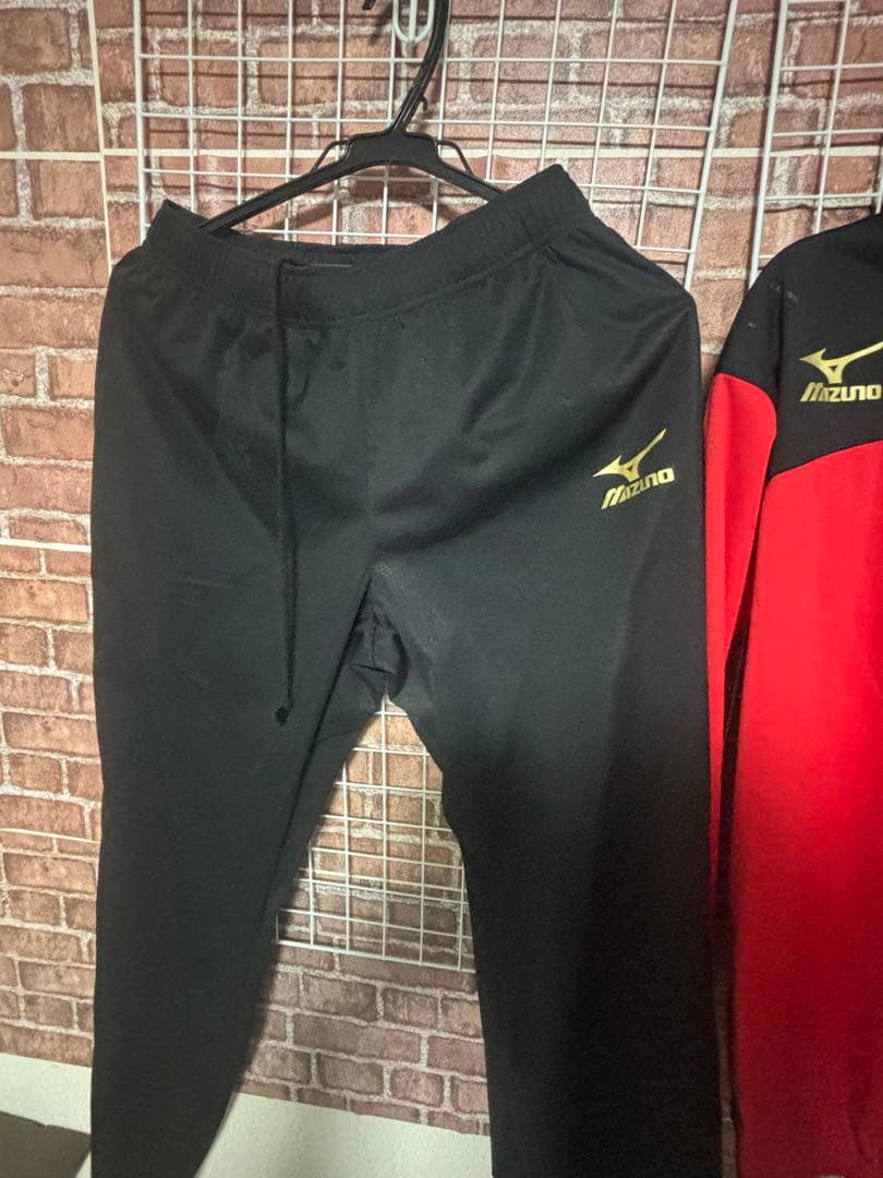 三*平様 Mizuno ジャージ上下セット レッド/ブラック サウナスーツ