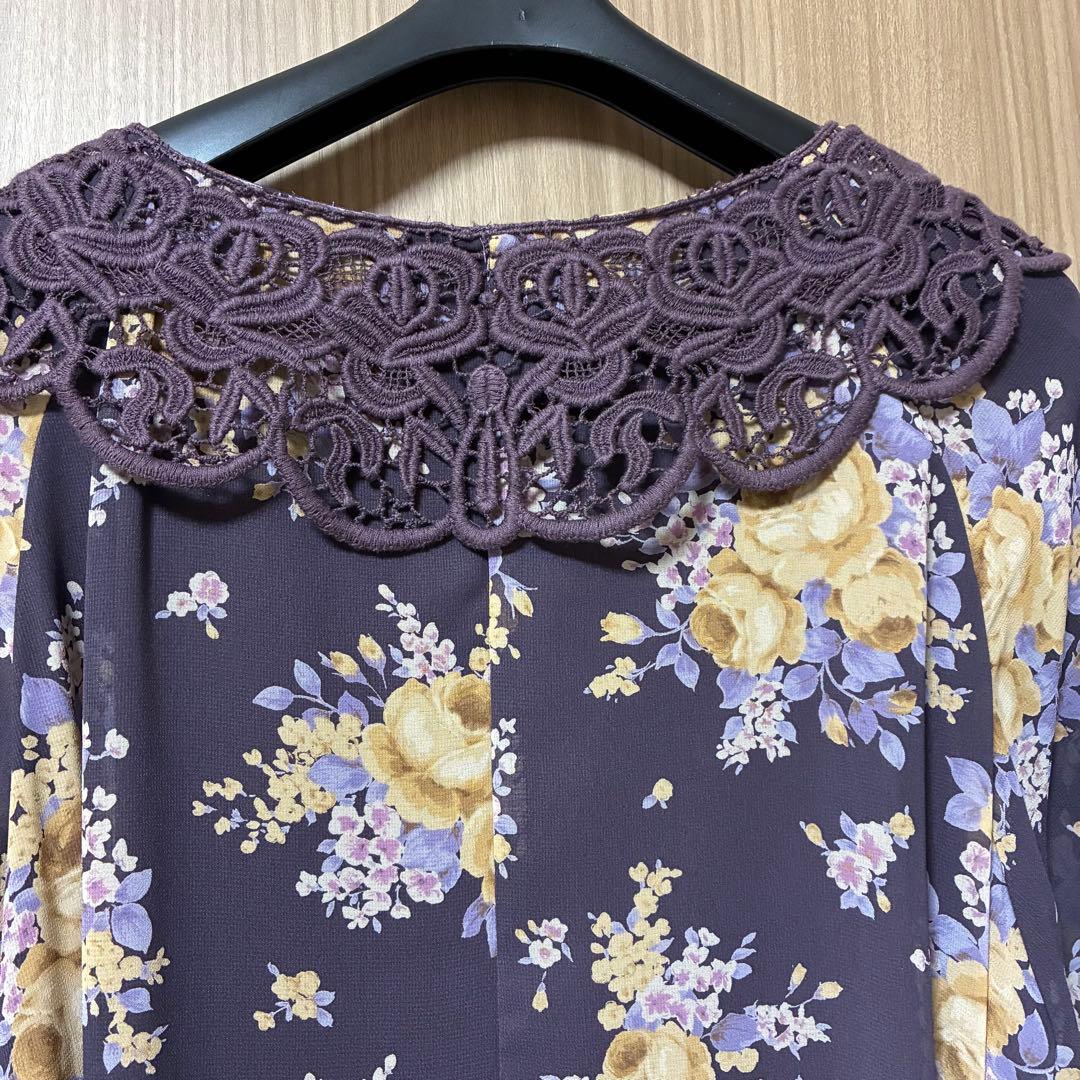 ローズティアラ 花柄レースワンピース 42