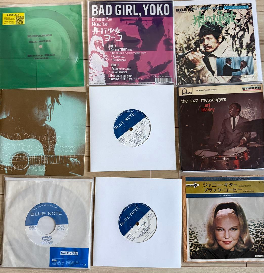 7インチレコード 洋楽 jazz soul 和モノpops