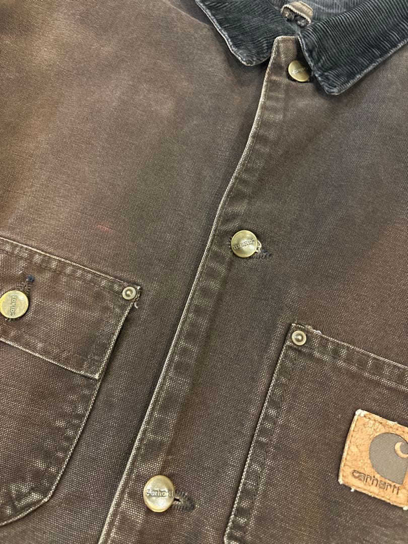 m*a様 【00s極フェード】carhartt DKB XL ブラウン カバーオ