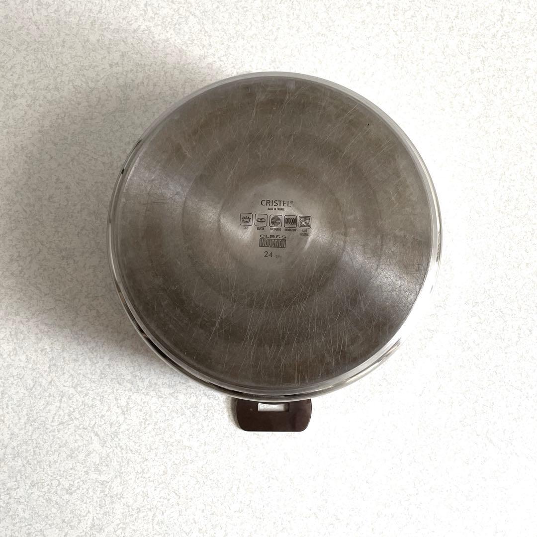 クリステル グラフィット 淺鍋 24cm
