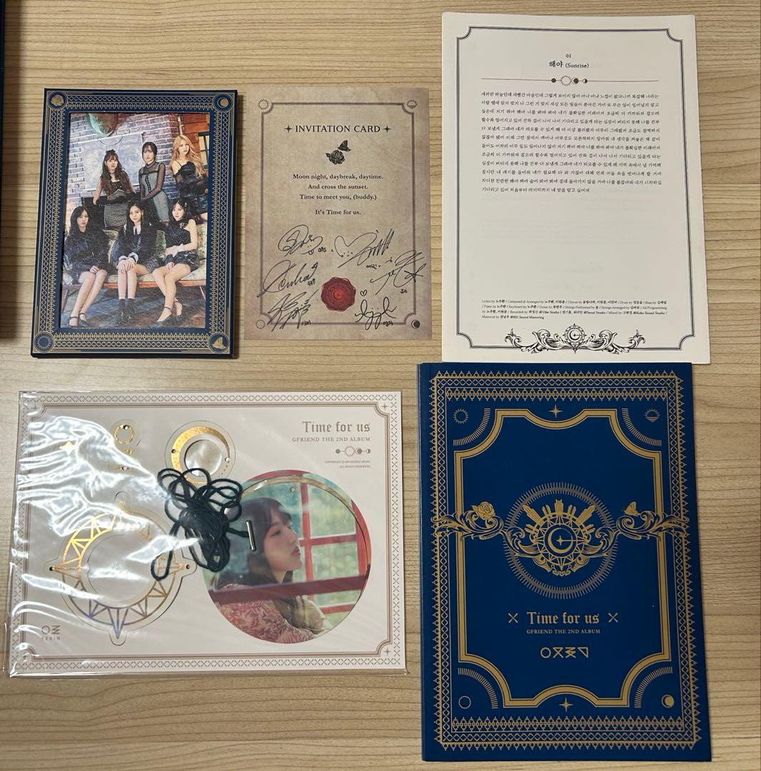 K-POP・アジア gfriend album time for us limited ver