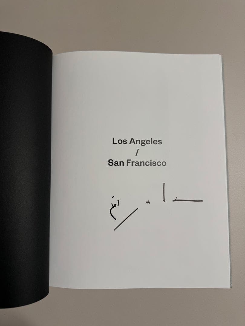 【サイン入り】LosAngeles／SanFrancisco 奥山由之 写真集