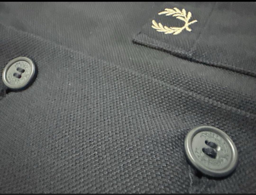 FRED PERRY ノースリーブワンピース ダークネイビー