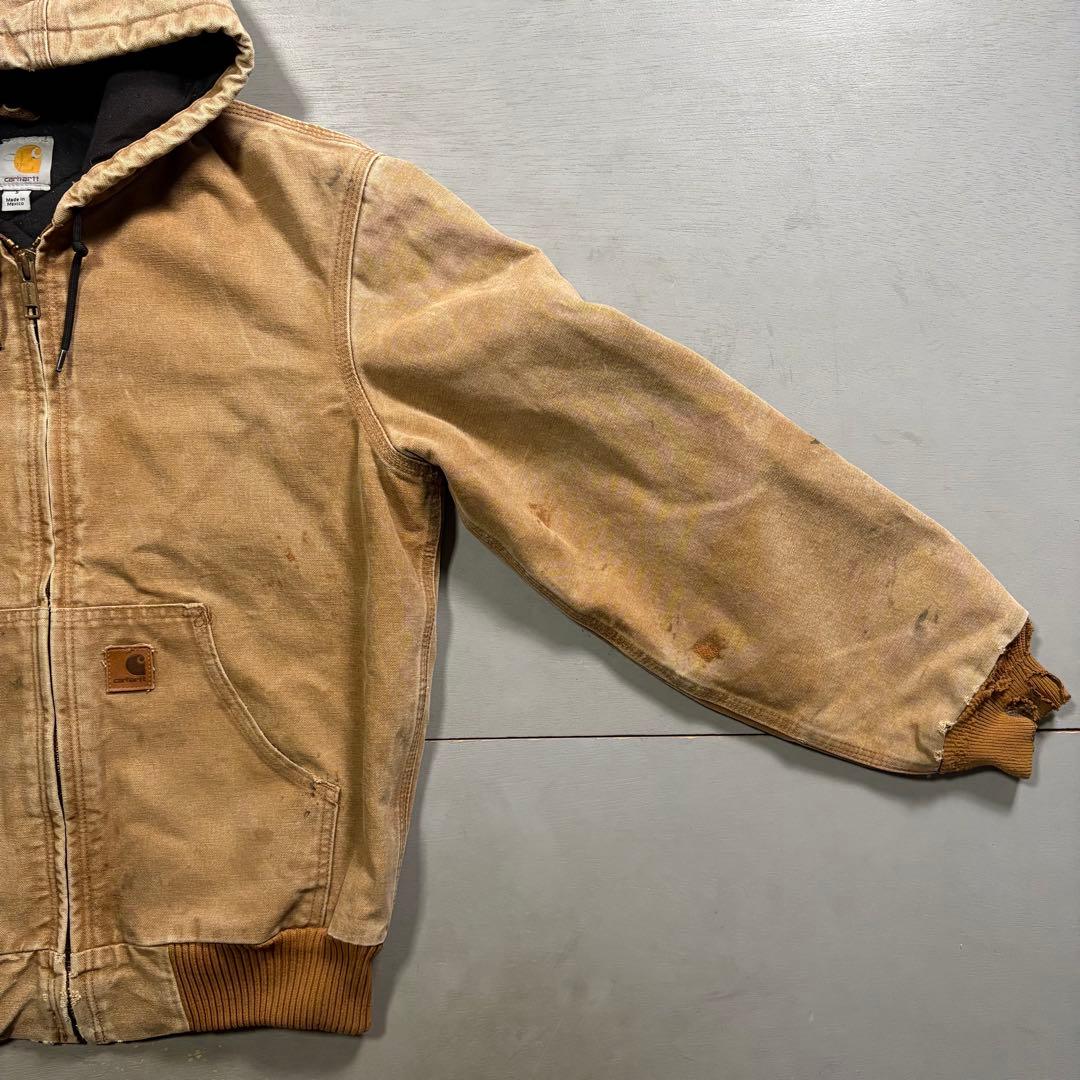 人気✨　Carhartt アクティブジャケット　ダック生地　短丈　ストリート　S
