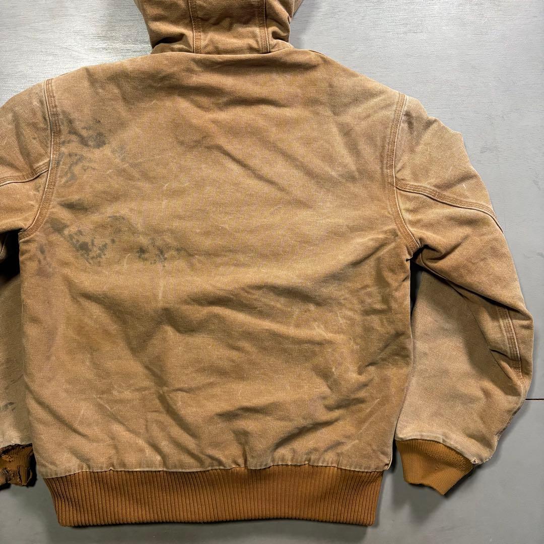 人気✨　Carhartt アクティブジャケット　ダック生地　短丈　ストリート　S