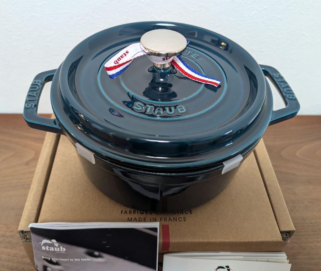 ストウブ　Staub　ラ・メール　ココットラウンド　18㎝　生涯保証付　新品