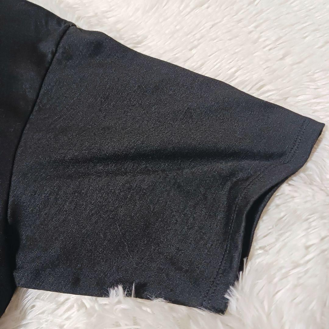 極美品★LIDNM MERINO WOOL BOX TEE BLACK