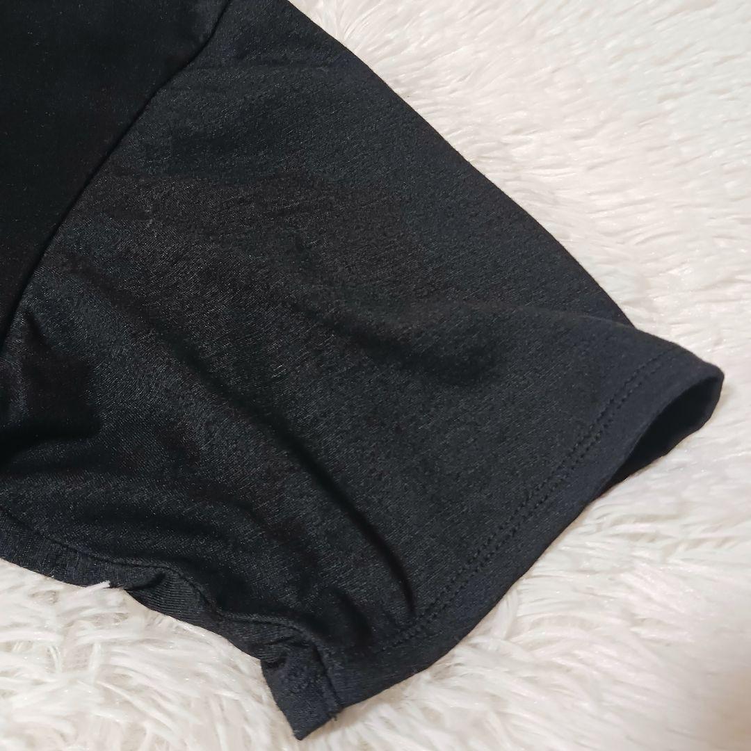 極美品★LIDNM MERINO WOOL BOX TEE BLACK