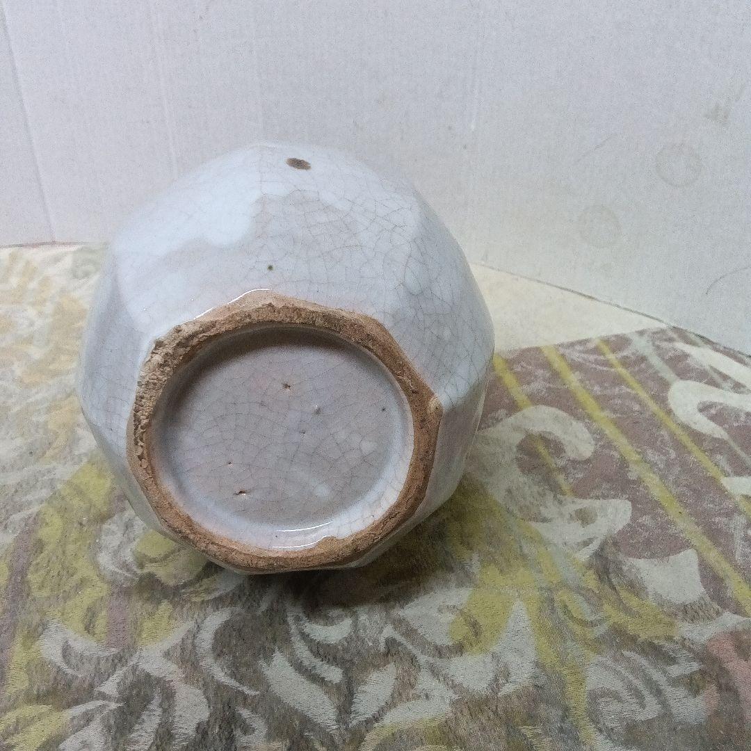 古美術骨董　 李朝染付草蝶文徳利