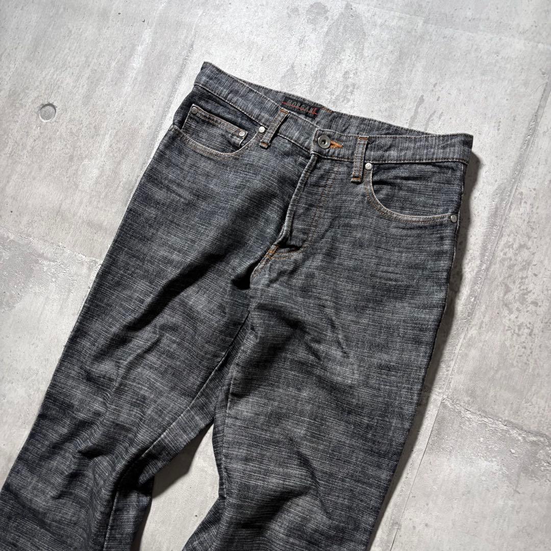 パンツ 00s flare black denim y2k japanese label