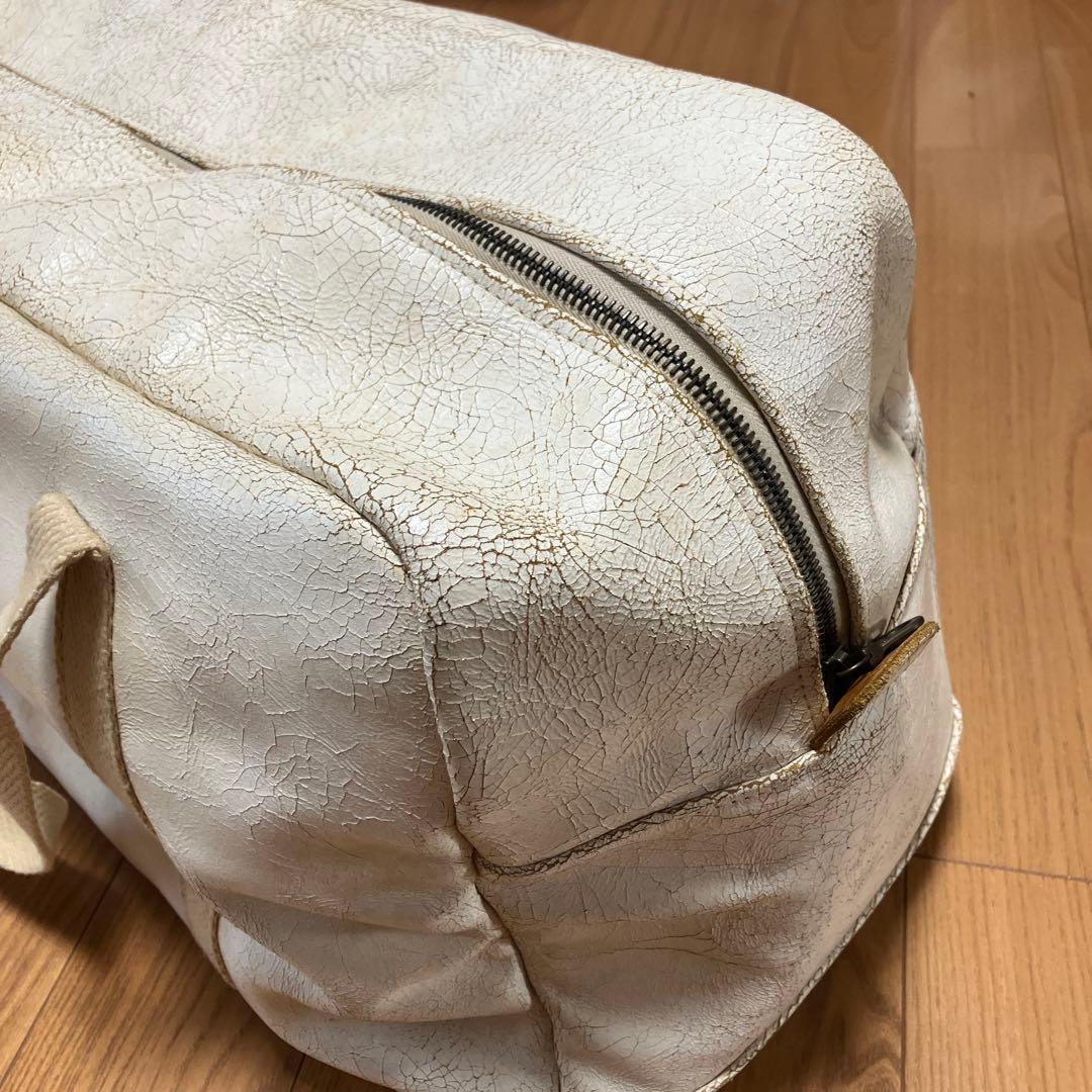 希少品　jas m b ジャスエムビー　クラックレザー　ボストンバッグ