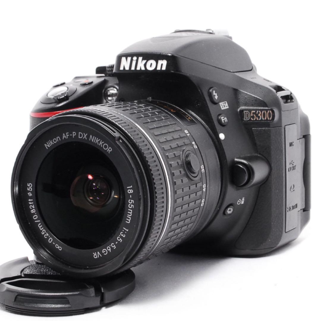 高性能AF-Pレンズ◆Nikon D5300◆一眼レフカメラ◆WiFiで楽々転送