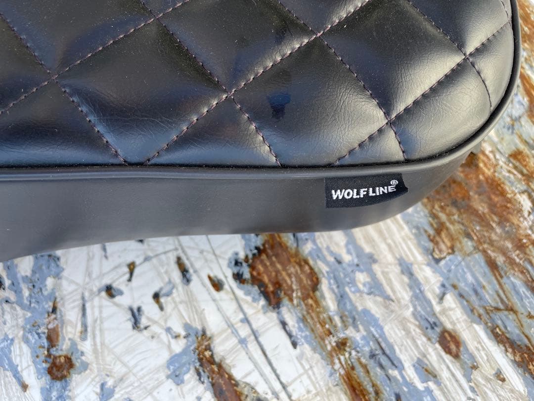 し*ん様 WOLFLINE キルティング バイクシート ブラック　レブル1100