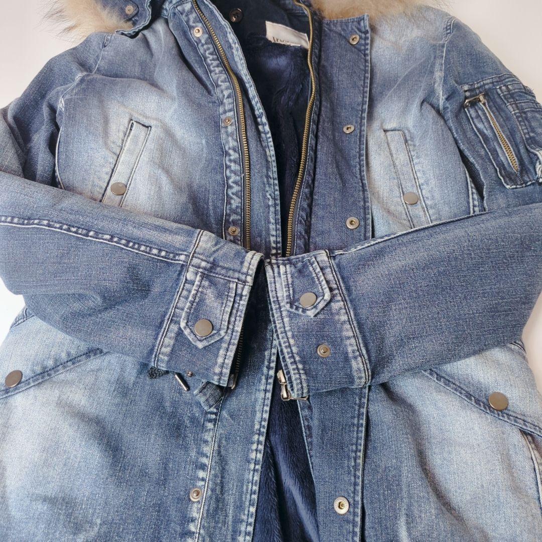 VOGUISH デニムジャケット　M　モッズコート　3way　ラクーンファー