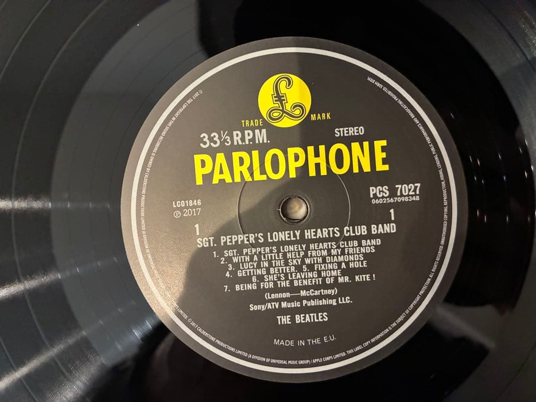THE BEATLES / SGT PEPPERS LONELY LPレコード
