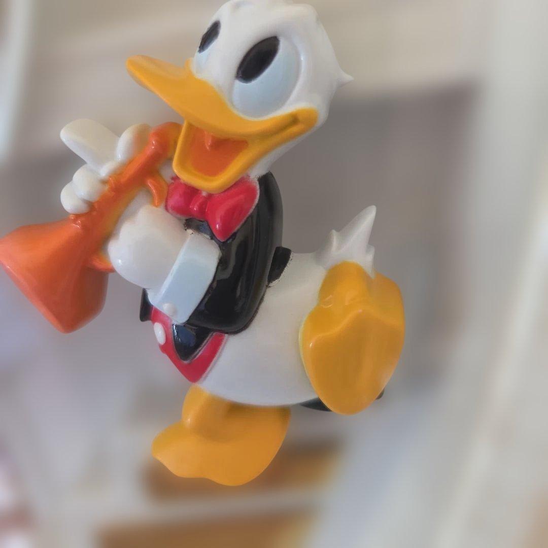 ジャンク品　Disney Time ミッキー・ドナルド 掛時計