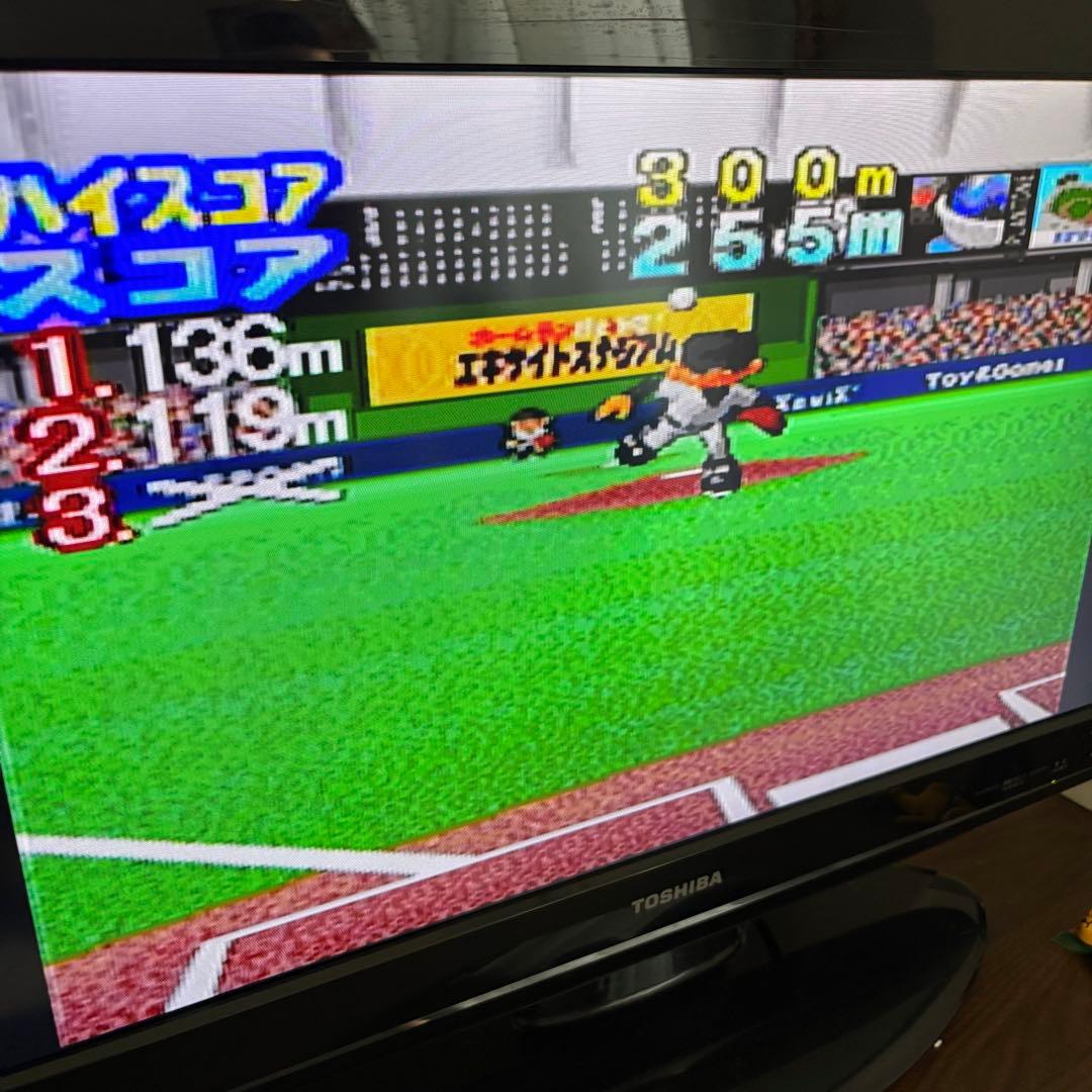 エポック社　ホームラン打とうぜ！エキサイトスタジアム　　　　　　　　レトロゲーム