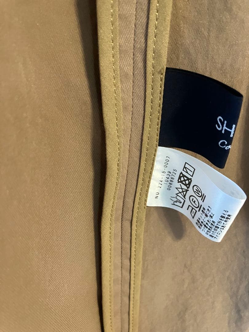 新品　SHIPS シップス　ミリタリー フードコート　ベージュ