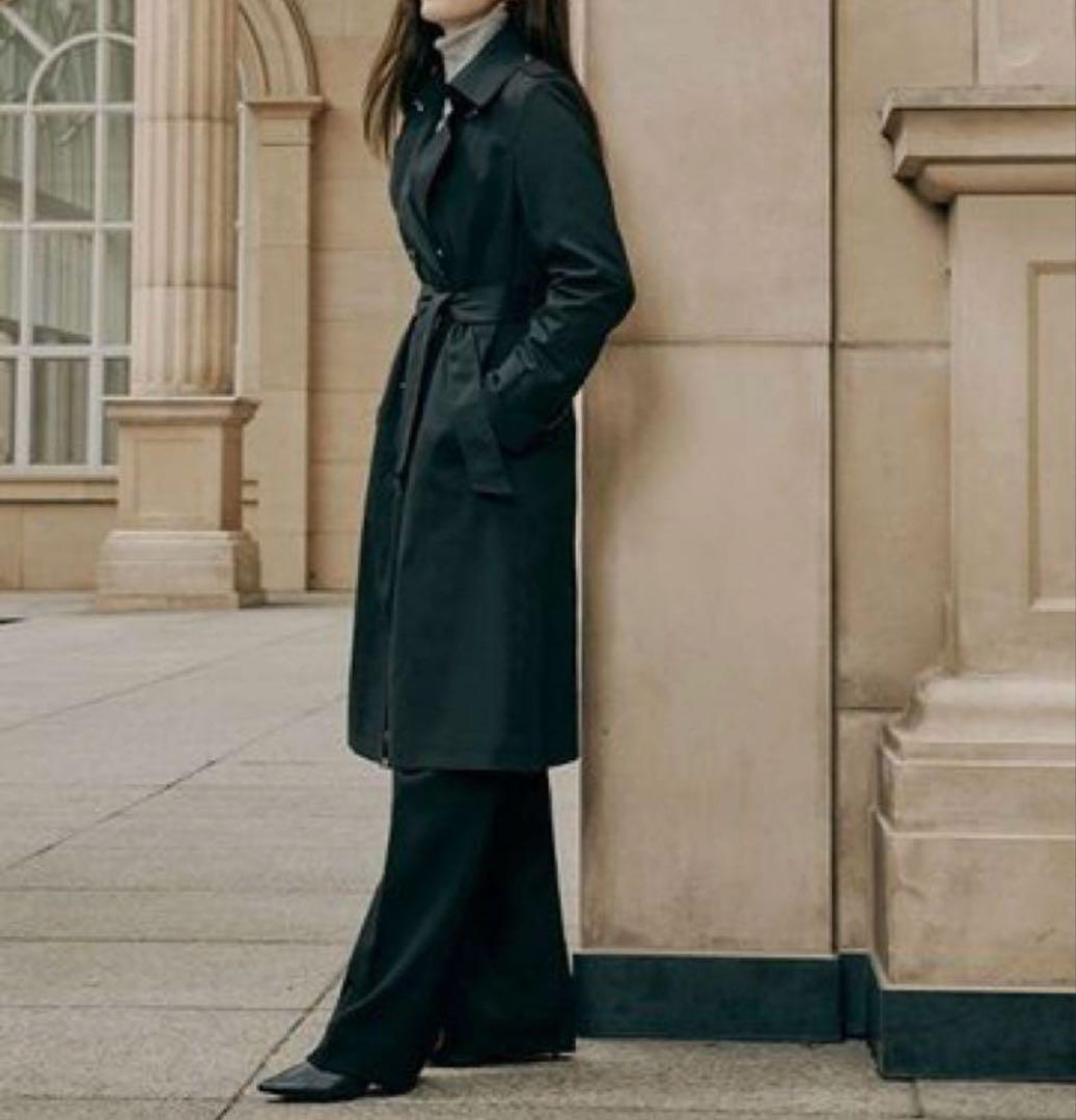 未使用新品Aquascutum トレンチコートネイビー