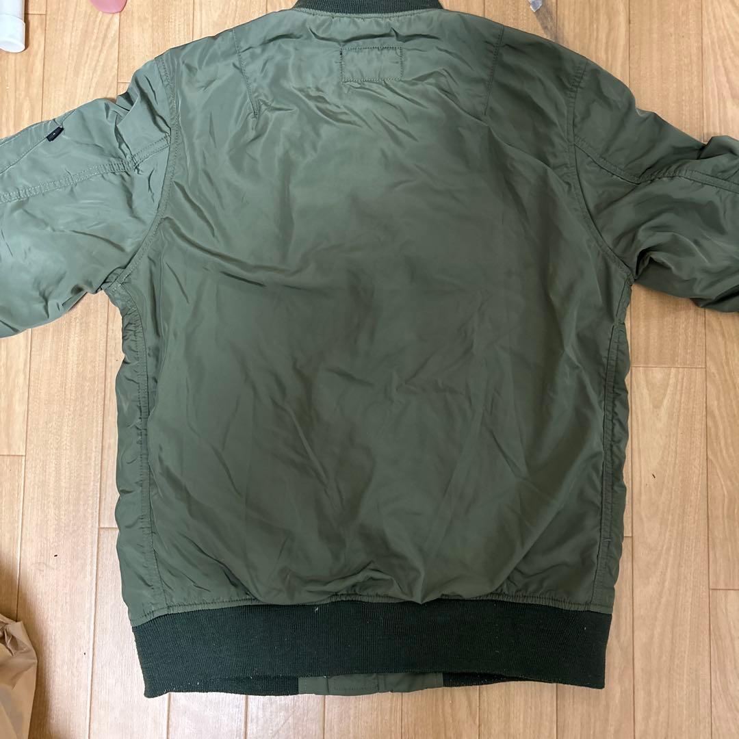 ALPHA INDUSTRIES MA-1 フライトジャケット Lサイズ カーキ