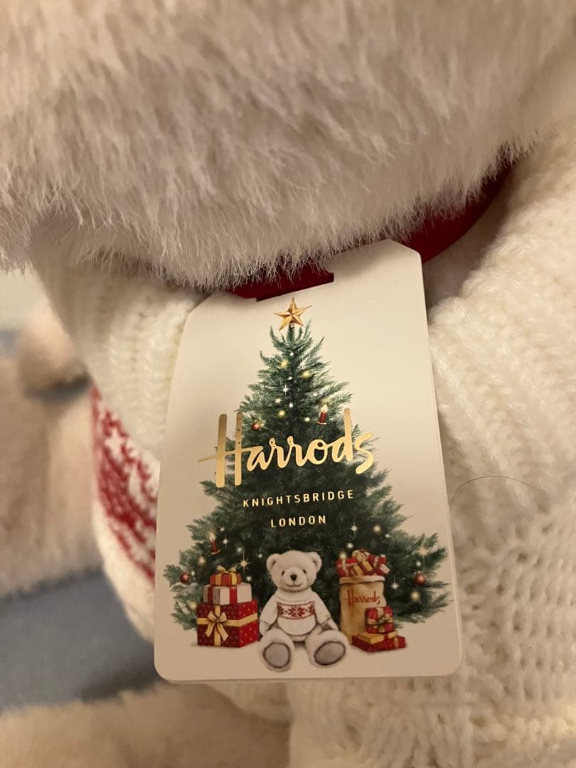 ぬいぐるみ Harrods Christmas Bear 2024