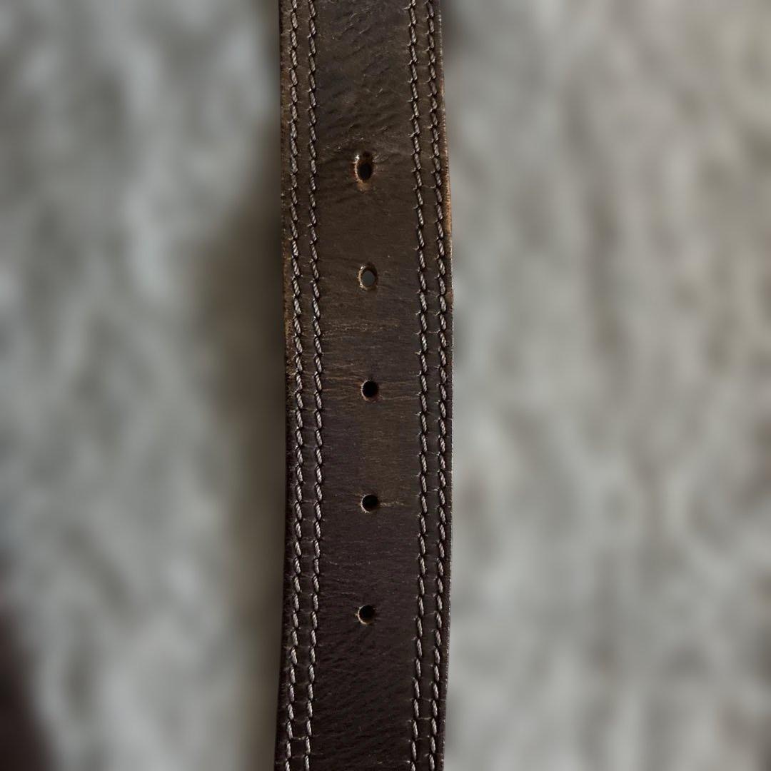 Dior Homme ブラウンレザーベルト