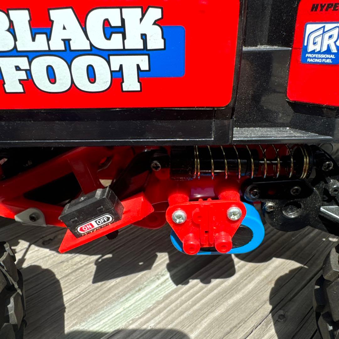 【ジャンク品】　ラジコンカー　タミヤ　ブラックフット