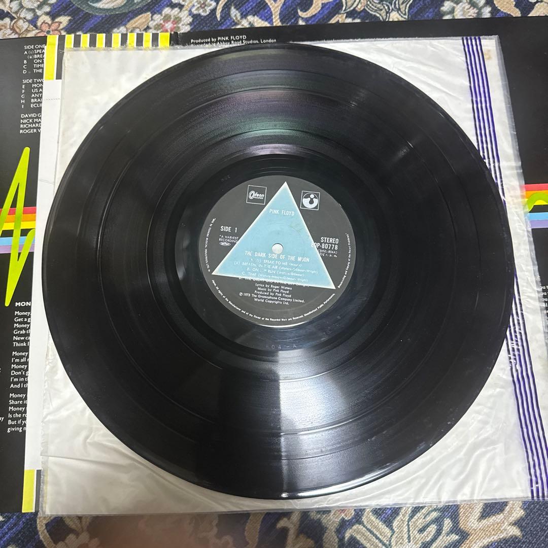 LPレコード ピンク・フロイド ‎狂気 日本盤　帯付き　補充注文票付き
