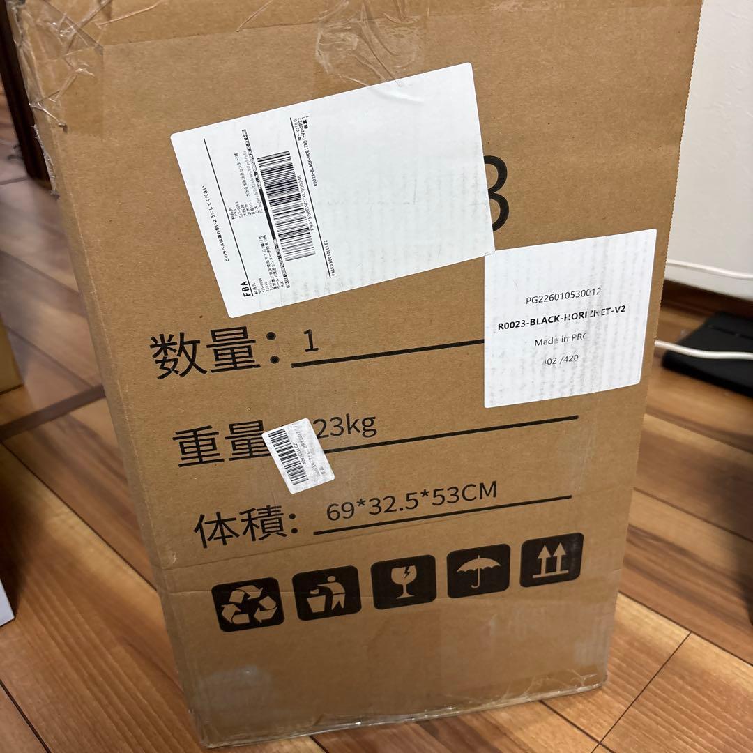 未使用 人間工学オフィスチェア フットレスト付 メッシュ リクライニング