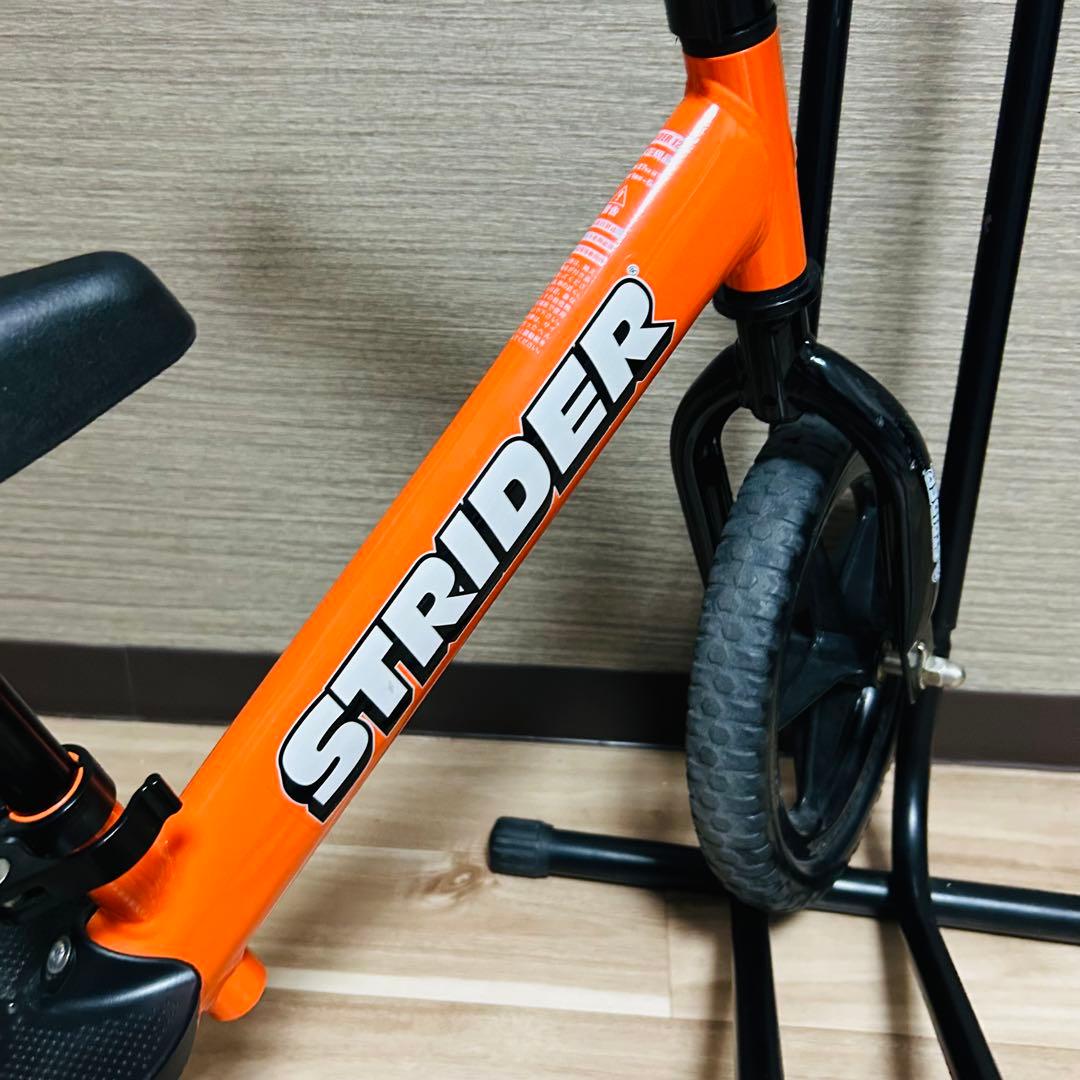 極美品！STRIDER バランスバイク オレンジ 12インチ　スポーツモデル